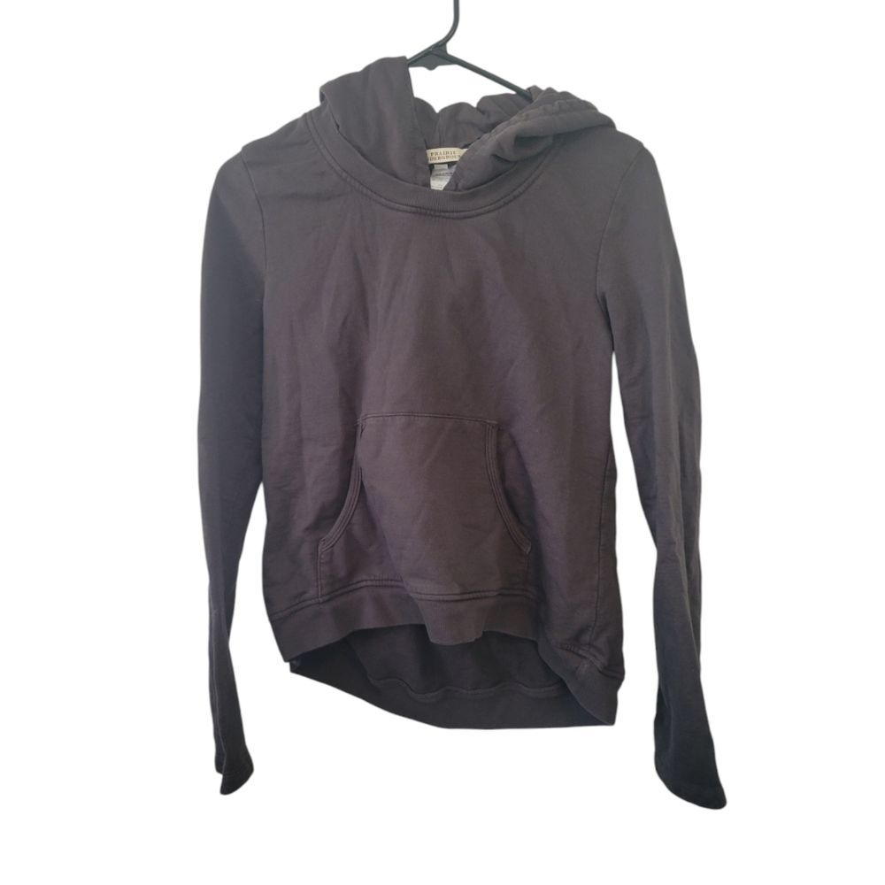 Prairie Underground Organic Cotton Gray Hoodie Size Medium Sweatshirt Loungewear